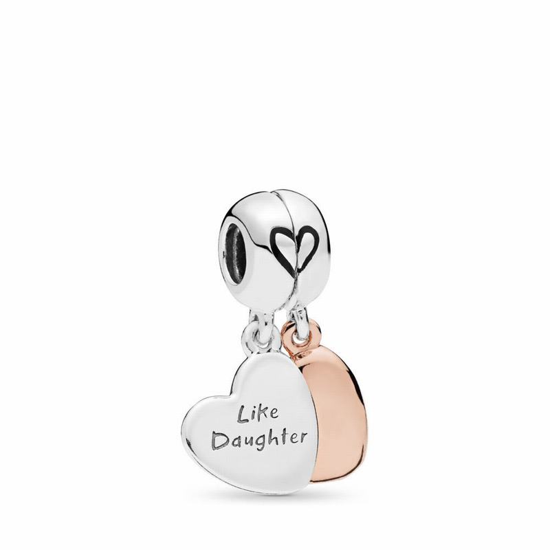 Pandora Australia Mother & Daughter Love Dangle Charm - Pandora Rose™ | DPZGLI127